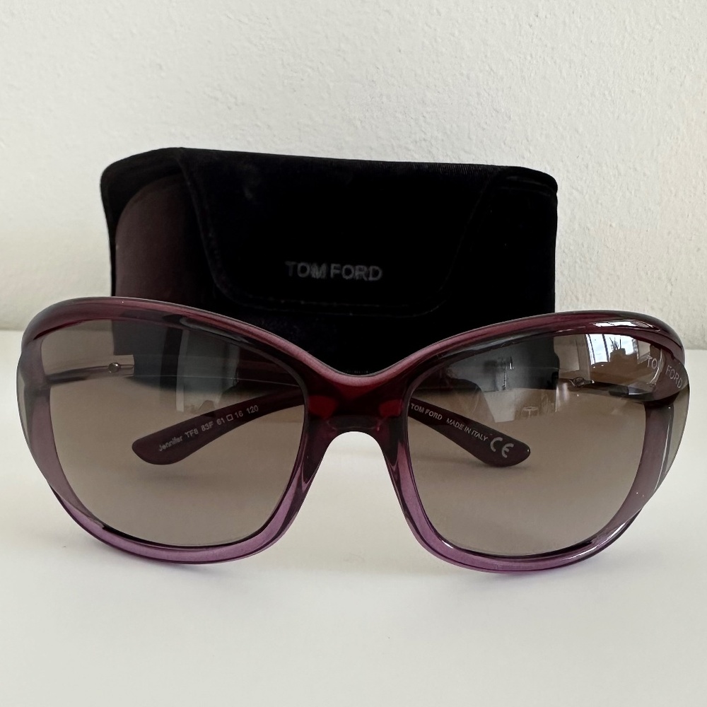 Tom Ford TF8 Jennifer Sunglasses - Purple 83F